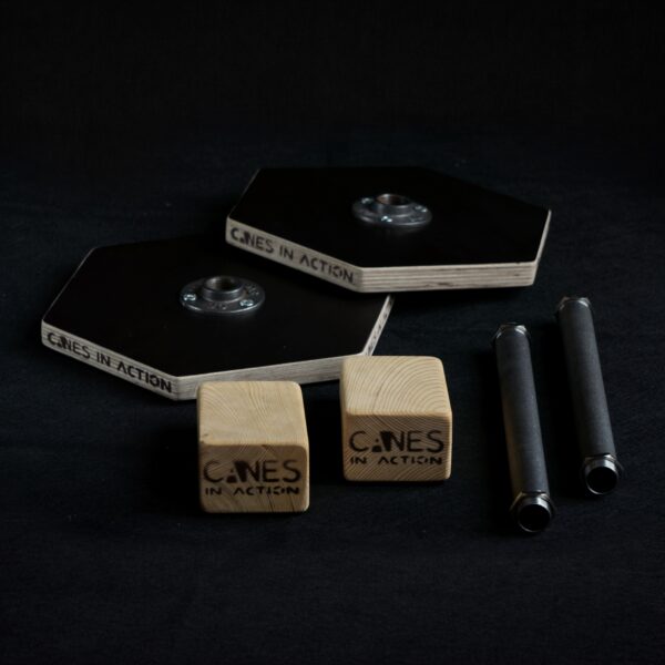 2 in 1 Handstandstützen: Hexagon